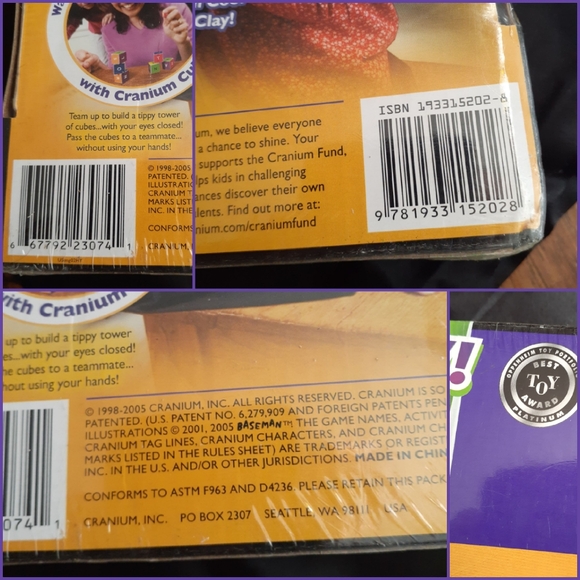 NIB Sealed Cranium Board Game Family Fun Factory Sealed 🇨🇦 $12.50 Can Shipping - Picture 5 of 16